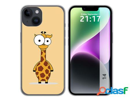 Carcasa iPhone 14 (6.1) TUMUNDOSMARTPHONE Dibujos Jirafa