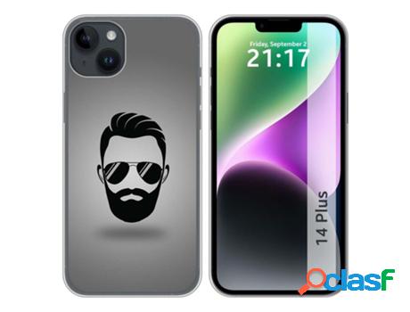 Carcasa iPhone 14 Plus (6.7) TUMUNDOSMARTPHONE Dibujos Barba