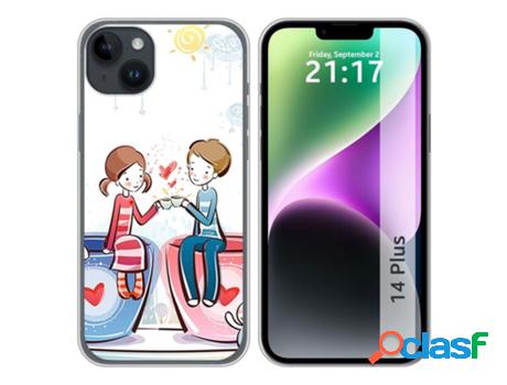Carcasa iPhone 14 Plus (6.7) TUMUNDOSMARTPHONE Dibujos Café