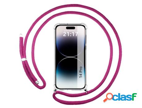 Carcasa iPhone 14 Pro (6.1) TUMUNDOSMARTPHONE Colgante Rosa