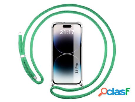 Carcasa iPhone 14 Pro (6.1) TUMUNDOSMARTPHONE Colgante Verde