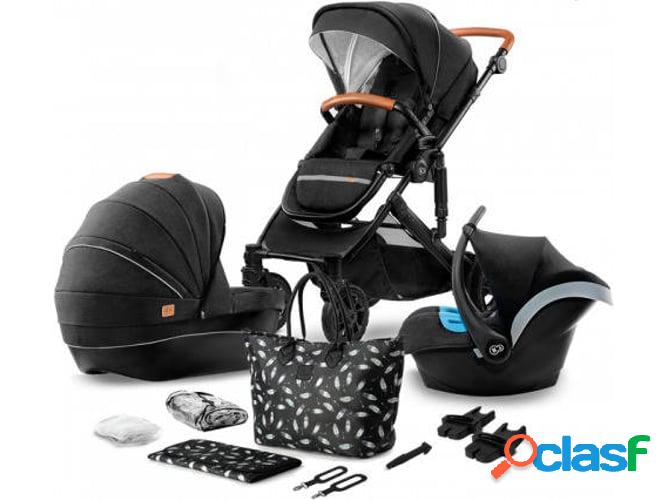 Carrito de Bebé Trio KINDERKRAFT 3 In 1 Black + Mommy Bag