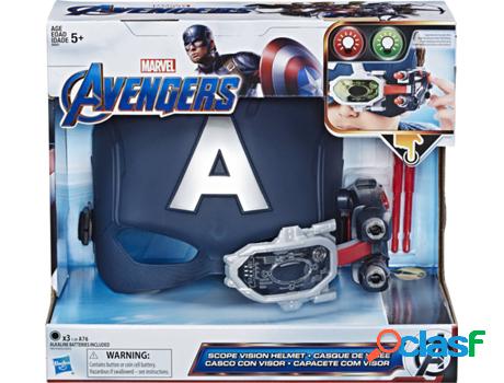 Casco Electrónico AVENGERS Capitán América con visor