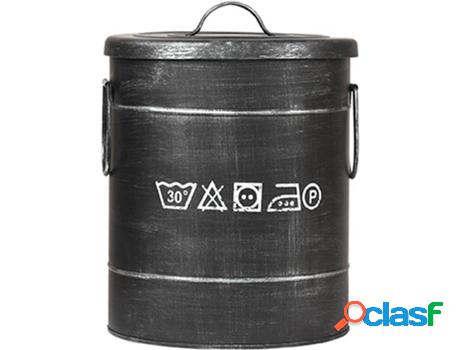 Cesto para Ropa LABEL51 (Metal - 26x26x33 cm)