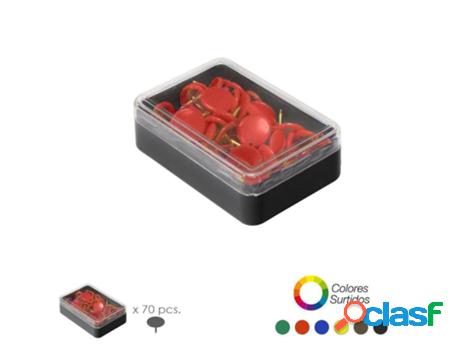 Chinchetas colores surtidos (caja 70 unidades)
