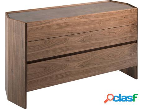 Cómoda ANGEL CERDÁ S.L. 7073 (Marrón, Gris - MDF, Madera,