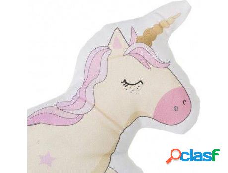 Cojín HOGAR Y MÁS Unicornio De Poliéster Infantil Para