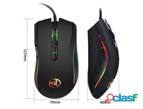 Colorful Luminous Gaming Mouse, Wired Gaming Mouse With Four