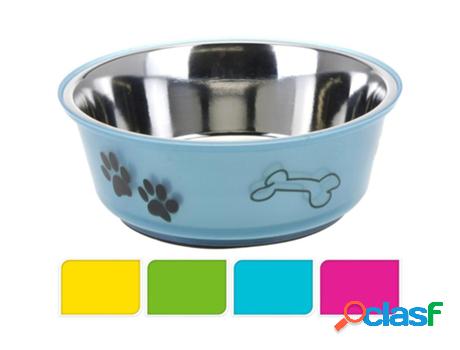 Comedero inoxidable color 17cm surtido