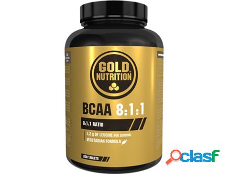 Complemento Alimentar GOLDNUTRITION Bcaa 8:1:1 200 (2