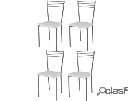 Conjunto de 4 Sillas T M C S Elena MA152BI (Blanco -