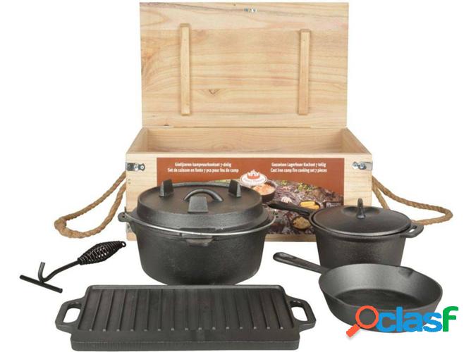 Conjunto de Cocina para Camping ESSCHERT Negro