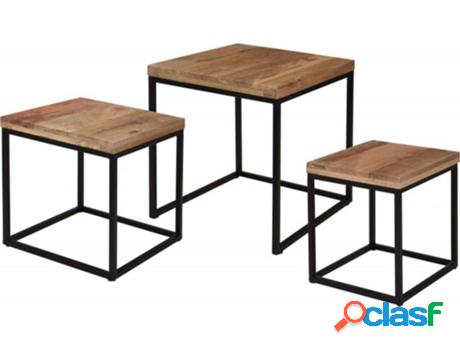 Conjunto de Mesas Apoyo HOME&STYLING 3 Piezas 426811