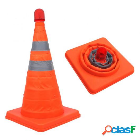 Cono de seguridad con LED plegable, ProPlus 540319