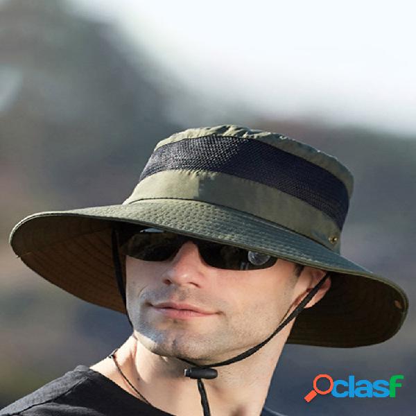 Cubo para hombre Sombrero al aire libre pesca Sombrero Gorra