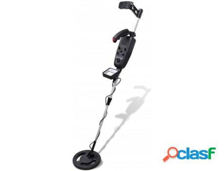 Detector de Metales VIDAXL Negro