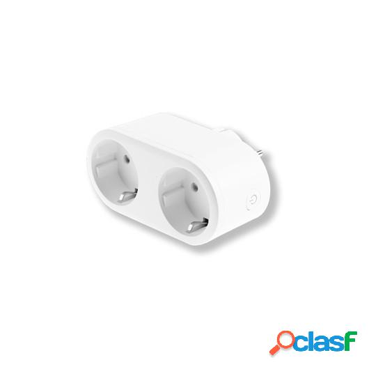 Enchufe Wifi Energeeks Pl Bl Doble Eg-Ew006Mc