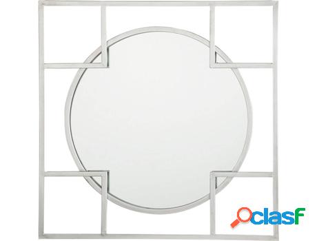 Espejo de Pared BELIANI Apolima (Plateado - Metal -2x71x71