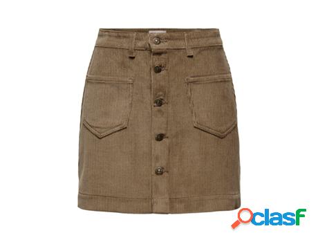 Falda ONLY Mujer (Multicolor - XS)