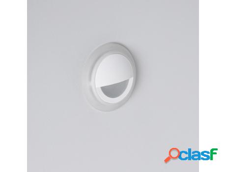 Faro de Pared LEDKIA (Blanco - - 3 W - Aluminio)