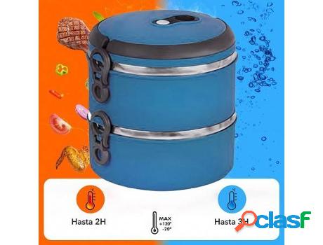 Fiambrera HOGAR Y MÁS Termo Para Sólido Doble Frio Y Calor