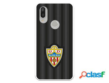 Funda Oficial Ud Almería Fondo Negro Para Bq Aquaris X2 Pro