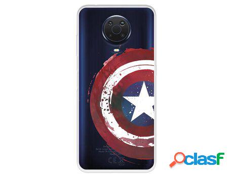 Funda Para Nokia G20 Oficial De Marvel Capitán América