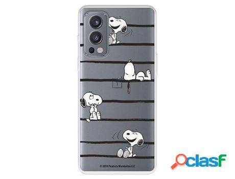 Funda Para Oneplus Nord Ce 2 Oficial De Peanuts Snoopy Rayas