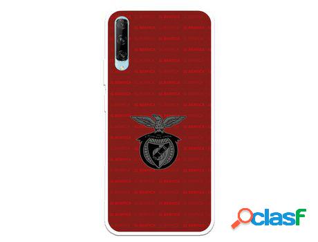 Funda para Huawei P Smart Pro del Escudo Fondo Granate -
