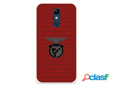 Funda para LG K11 del Escudo Fondo Granate - Licencia