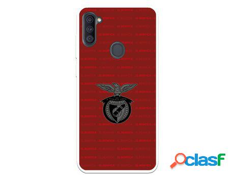 Funda para Samsung Galaxy A11 del Escudo Fondo Granate -