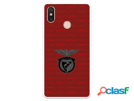 Funda para Xiaomi Mi Max 3 del Escudo Fondo Granate -