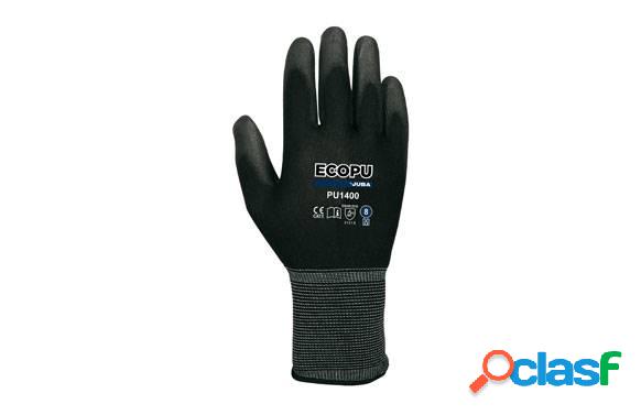 Guante Nylon Eco-Pu Juba T 6 NEGRO