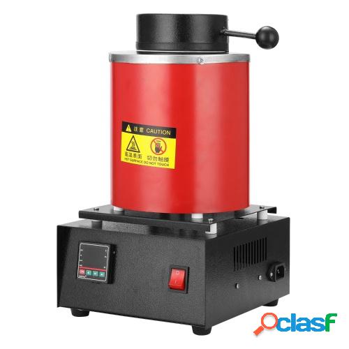 Horno de fusión 2 kg horno de crisol de grafito portátil