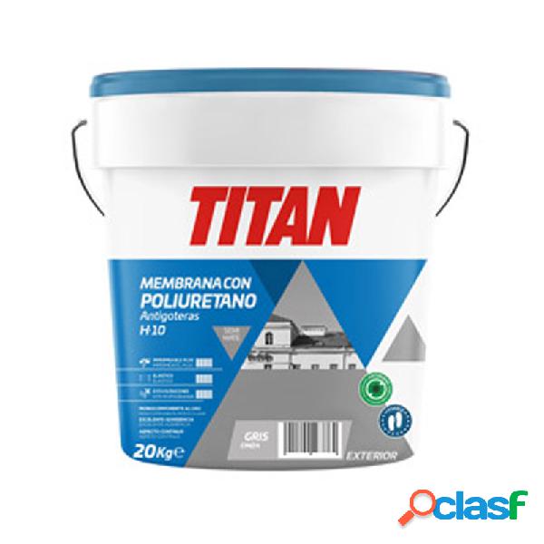 Impermeabilizante con poliuretano titan h10 gris 20kg