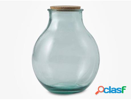 Jarrón OZAIA Obal (Vidrio - Transparente - 36x29x29 cm)