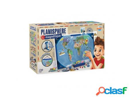 Jogo de Mesa BUKI FRANCE Magnetic World Map (8 Anos)
