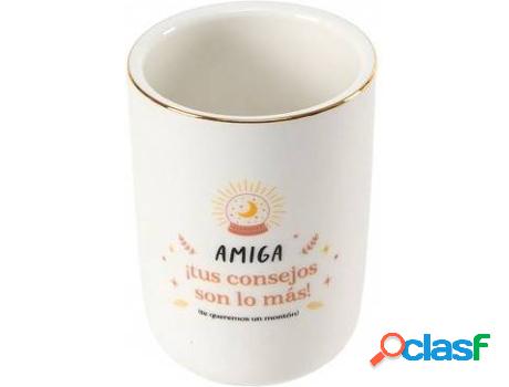 Juego De Baño HOGAR Y MÁS Portapincele Amiga De