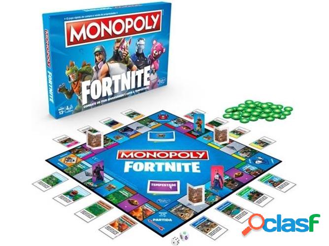 Juego de Mesa MONOPOLY Fortnite (Portugués - Edad Mínima: