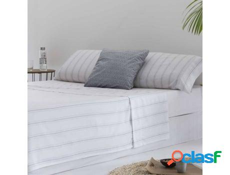 Juego de Sábanas COTTON ARTEAN Zumaya (Blanco - Cama de 200