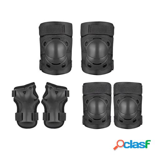 Juego de rodilleras 6 en 1 Kit protector Rodilleras Coderas