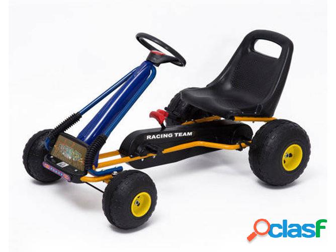 Kart para Niños HOMCOM Sports Racing con Pedales (96x68x56