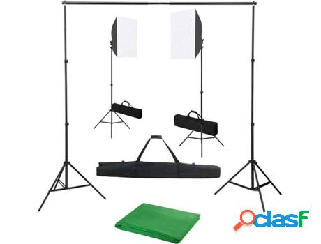 Kit Iluminación de Estudio VIDAXL con Focos Softbox y