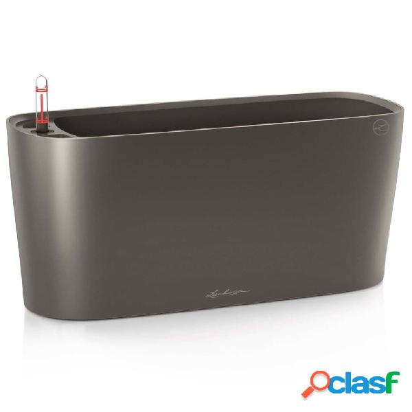 LECHUZA Jardinera de mesa Delta 20 ALL-IN-ONE negro