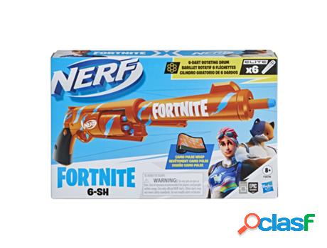 Lanzador NERF Fortnite Six Shooter (Edad Mínima: 8 años)