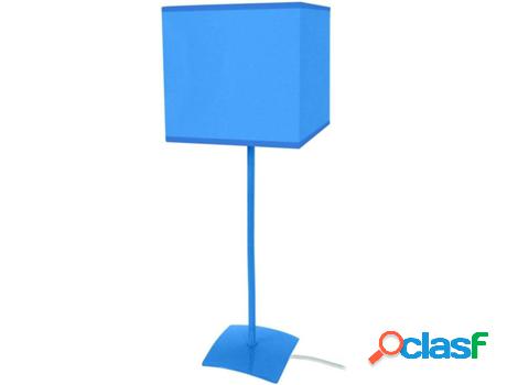 Lámpara de Mesa TOSEL Alfena Carré (Cuadrado Azul, Azul -
