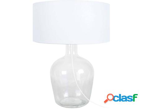 Lámpara de Mesa TOSEL Bordeaux (Cilíndrico Transparente,