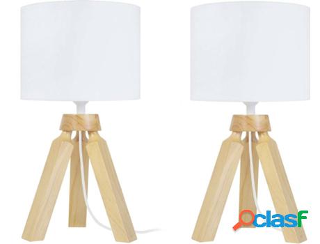 Lámpara de Mesa TOSEL Gab (Lot 2 Pcs)