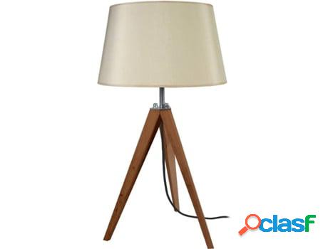 Lámpara de Mesa TOSEL Idun (Oscuro, Cremoso - E27 - Máx.