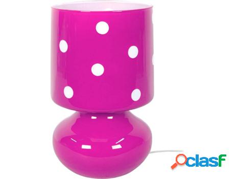 Lámpara de Mesa TOSEL Katia Rondes (Violeta, Opala - E14 -